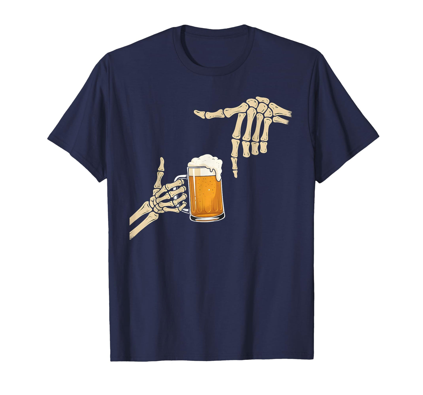 67 Six Seven Meme Novelty Skeleton Beer Halloween T-Shirt