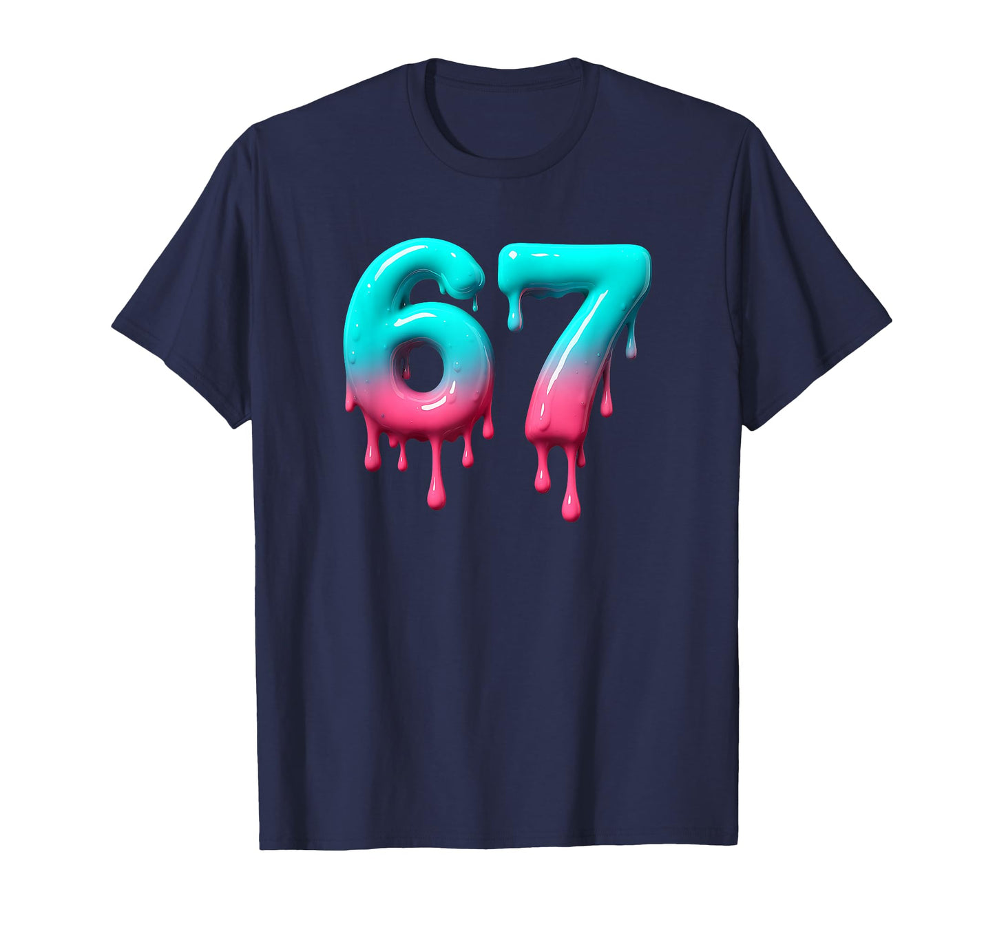 Six Seven 67 Meme for Gen Alpha Kids and Adults 6 7 T-Shirt