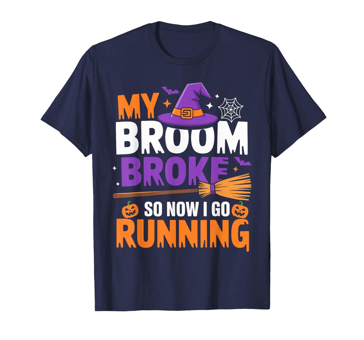 Halloween Workout Funny Running Runner Marathon Gym Lover T-Shirt