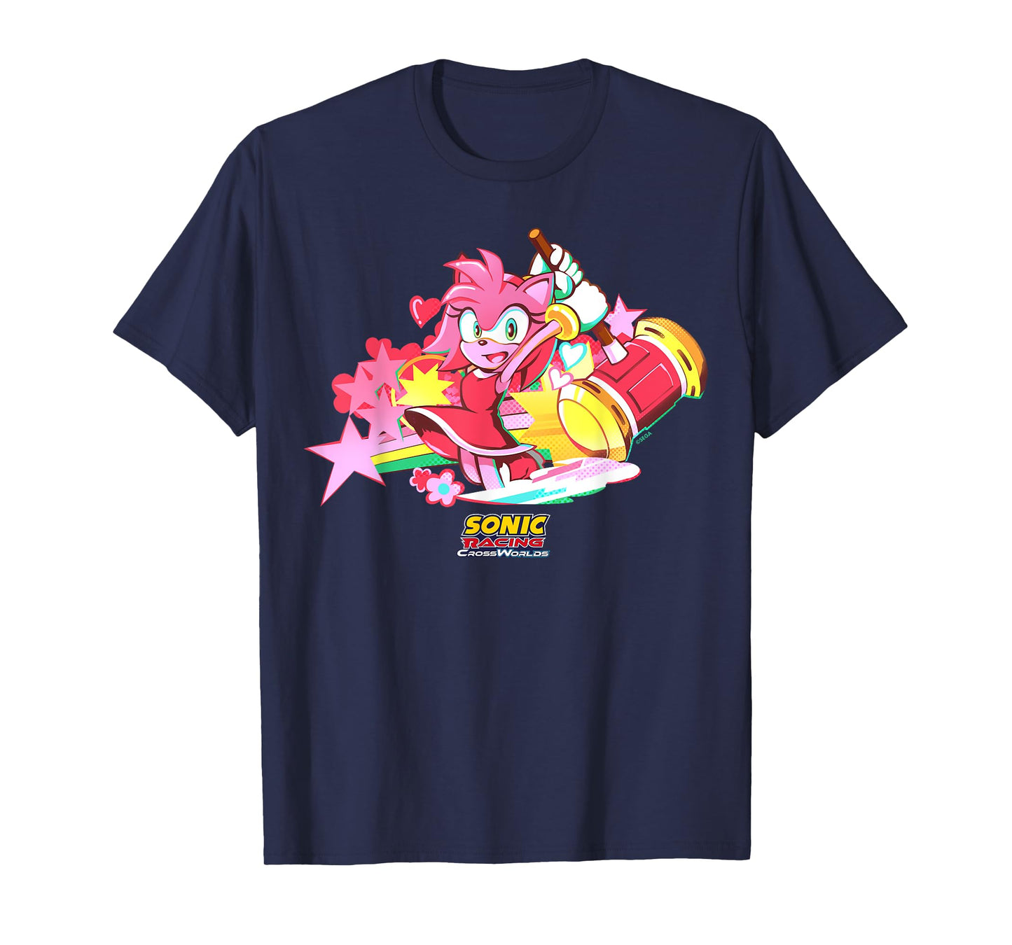 Sonic Racing CrossWorlds - Amy Decal T-Shirt