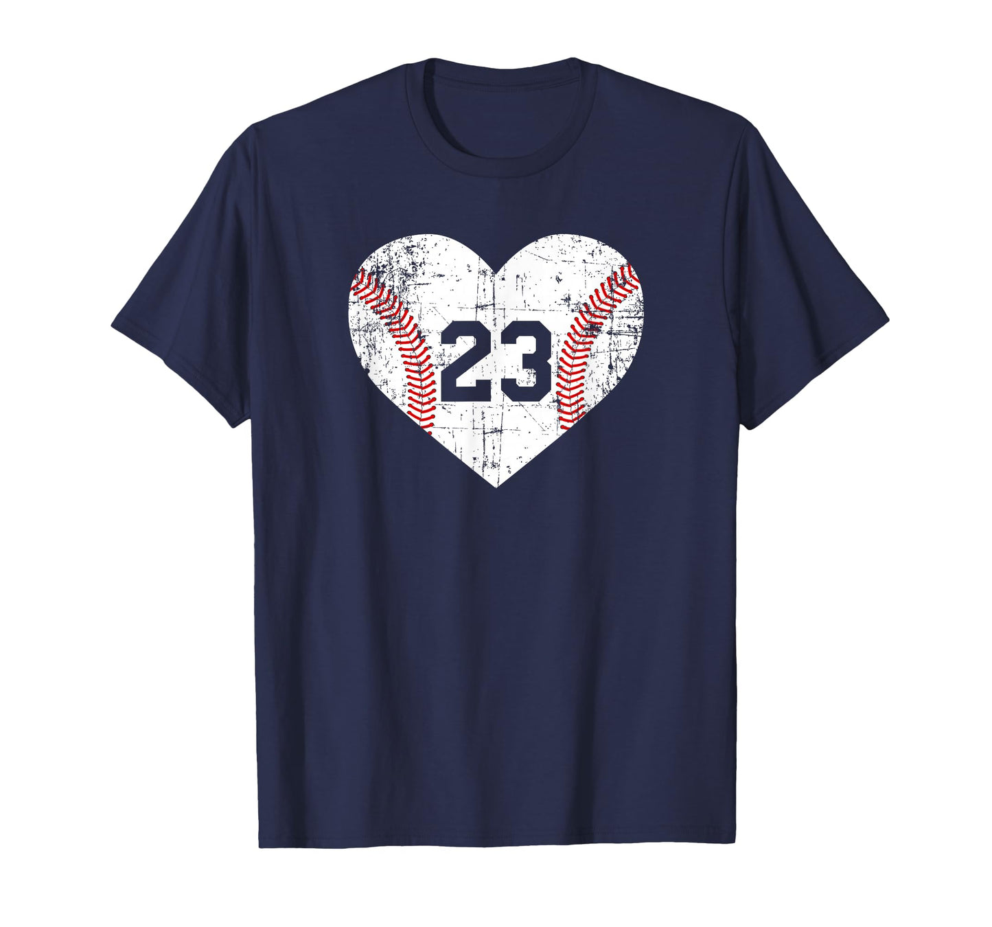 Vintage Baseball 23 Jersey Number T-Shirt