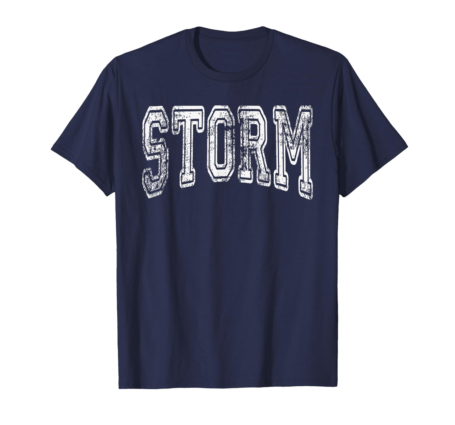 Storm Team Mascot Name Distressed Vintage School Sports Fan T-Shirt