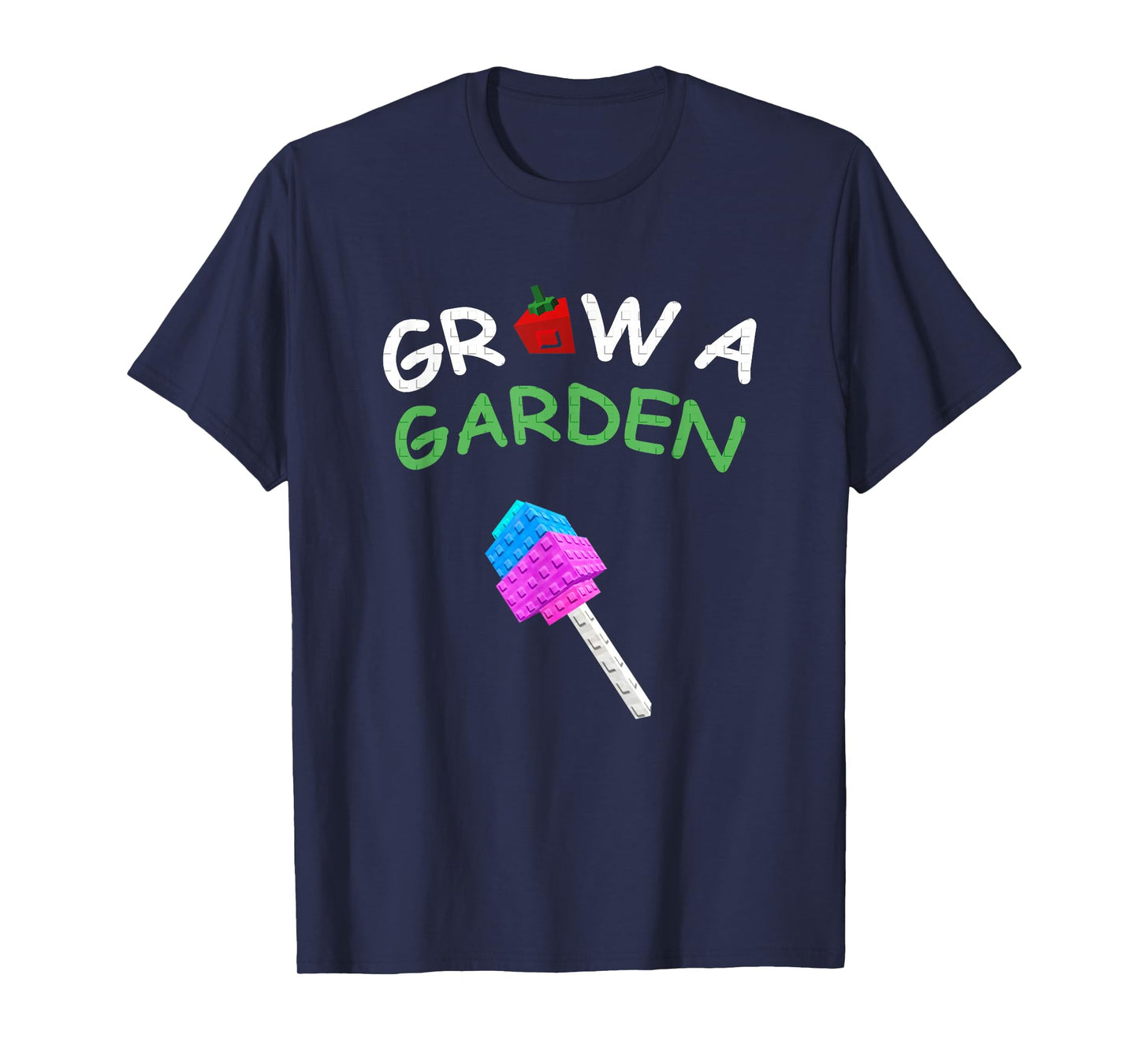 Grow A Garden Magic Candy Blossom Gamer Aesthetic Design T-Shirt