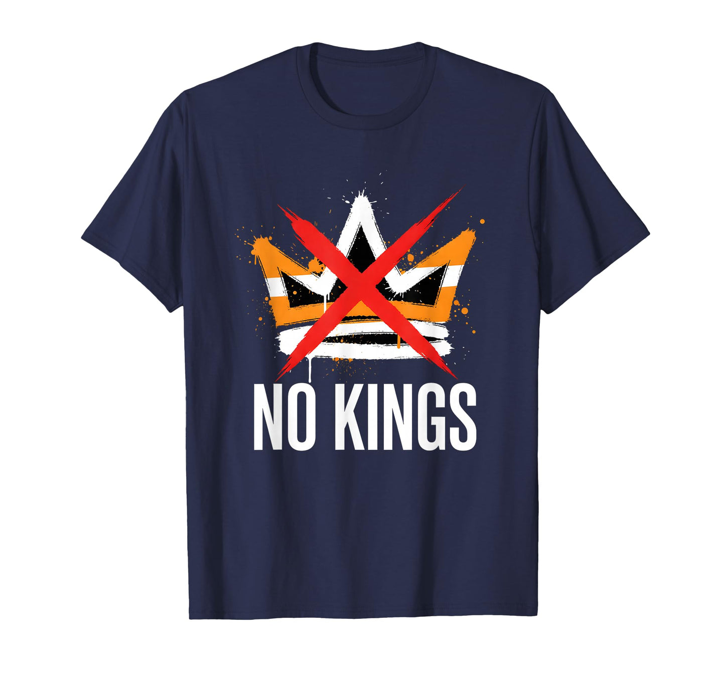 No Kings Protest Democracy No Kings in America Patriotic T-Shirt