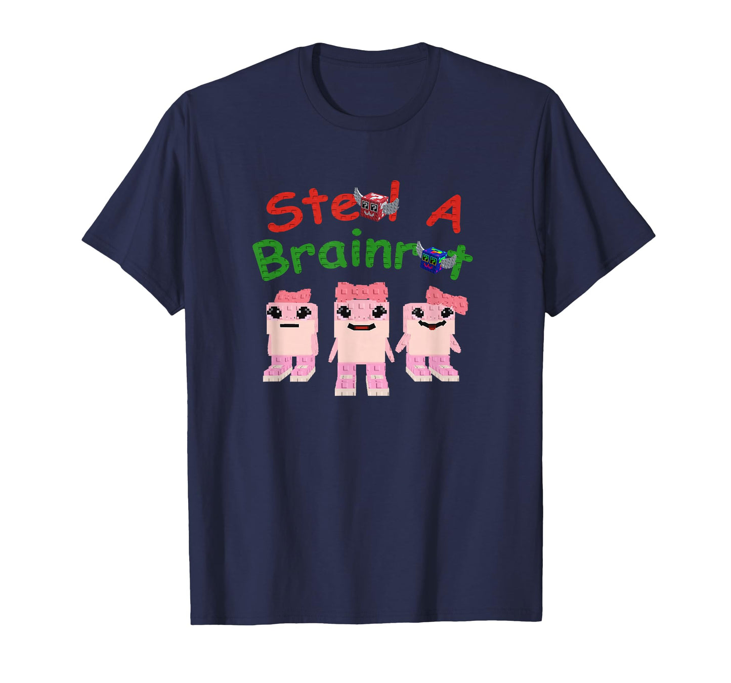 Steal A Brainrot Las Tralaleritas Gamer Design for Kids T-Shirt