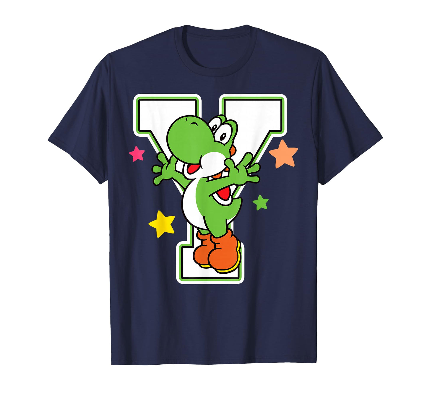 Super Mario Yoshi Stars Poster Graphic T-Shirt T-Shirt