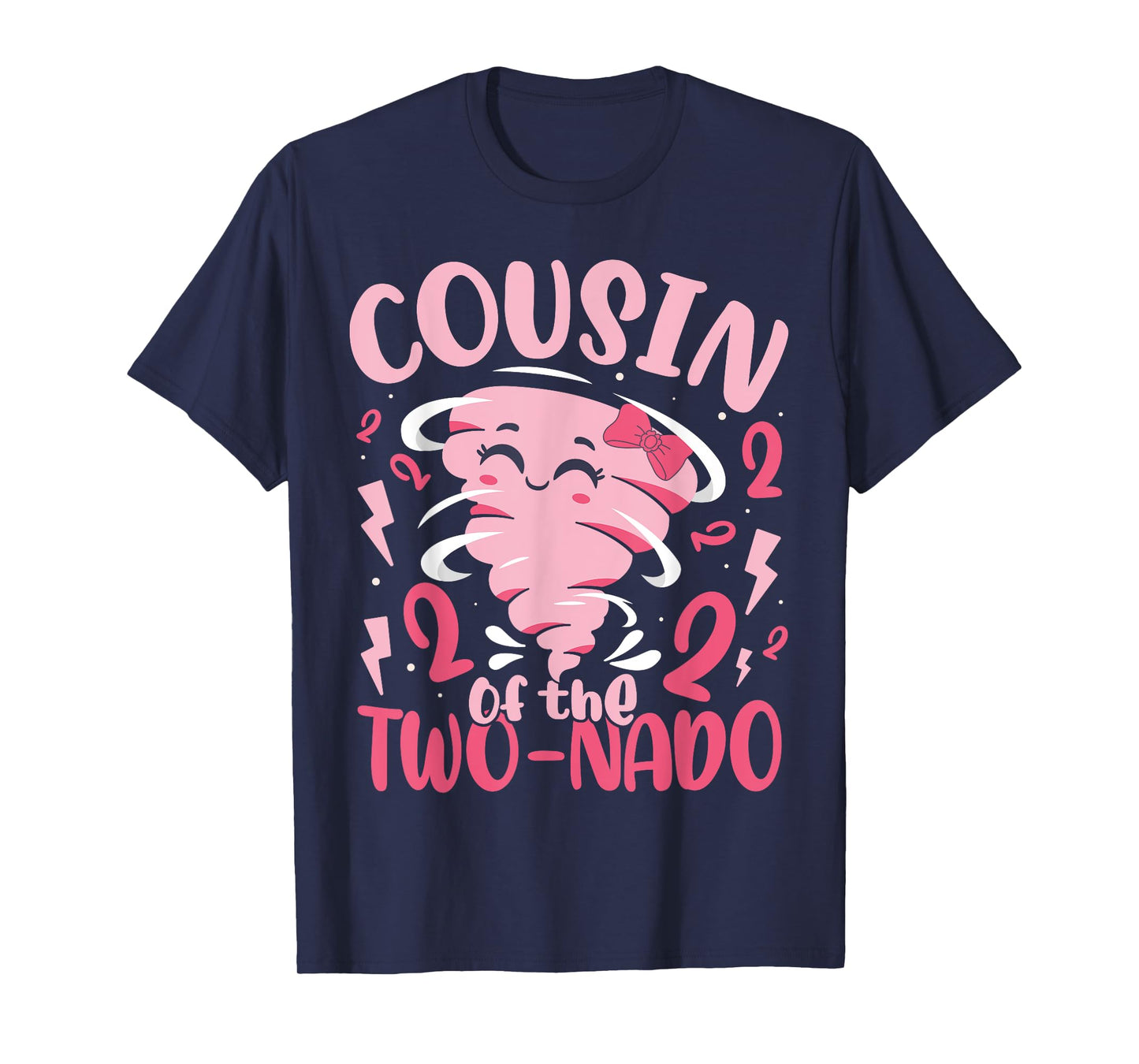 Cousin of the Two-nado Tornado Theme 2nd Birthday Party Kids T-Shirt