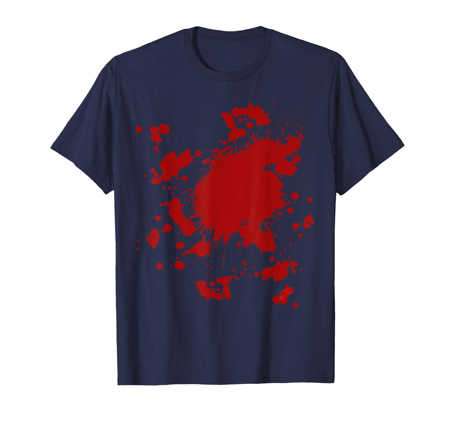 Fake Blood Splatter Shirt Gag Fancy Dress Men Women T-Shirt