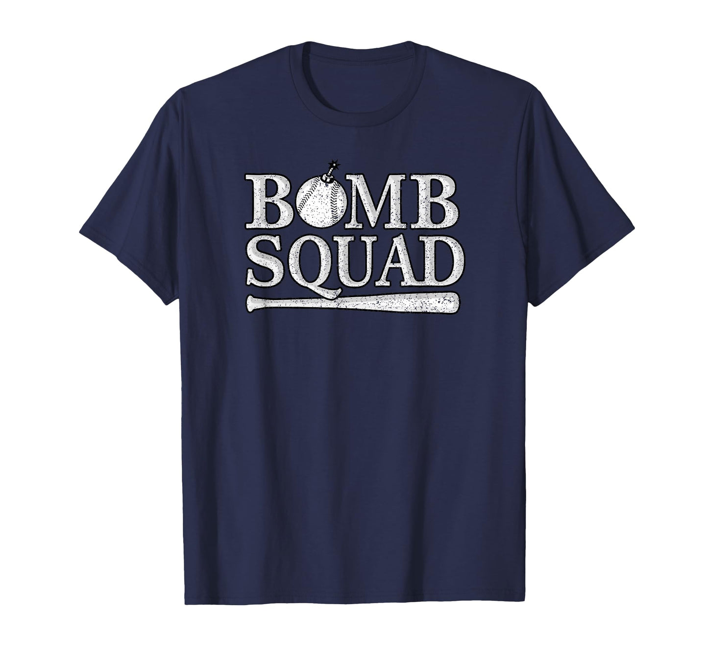 Vintage Bomb Squad Dinger Home Run Baseball Softball Hitting T-Shirt