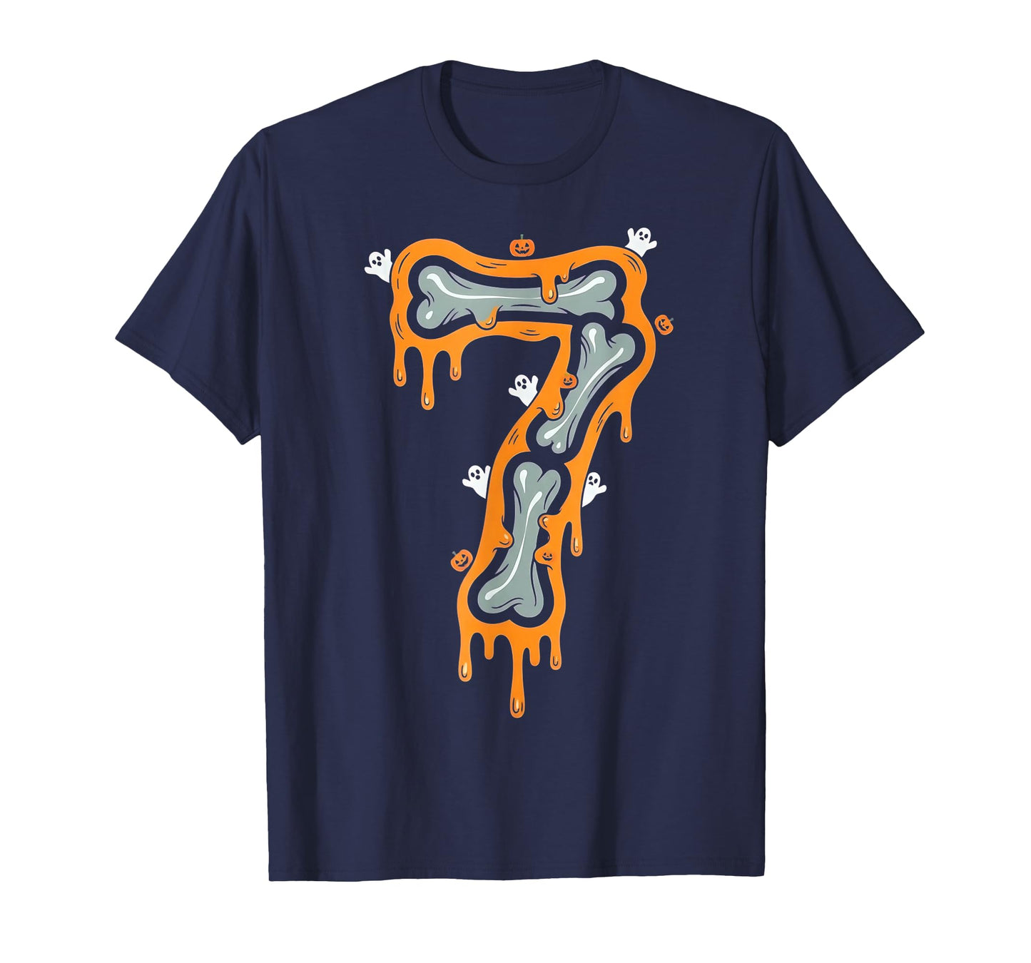 Six Seven Meme 6 7 Skeleton Halloween Costume Couple T-Shirt