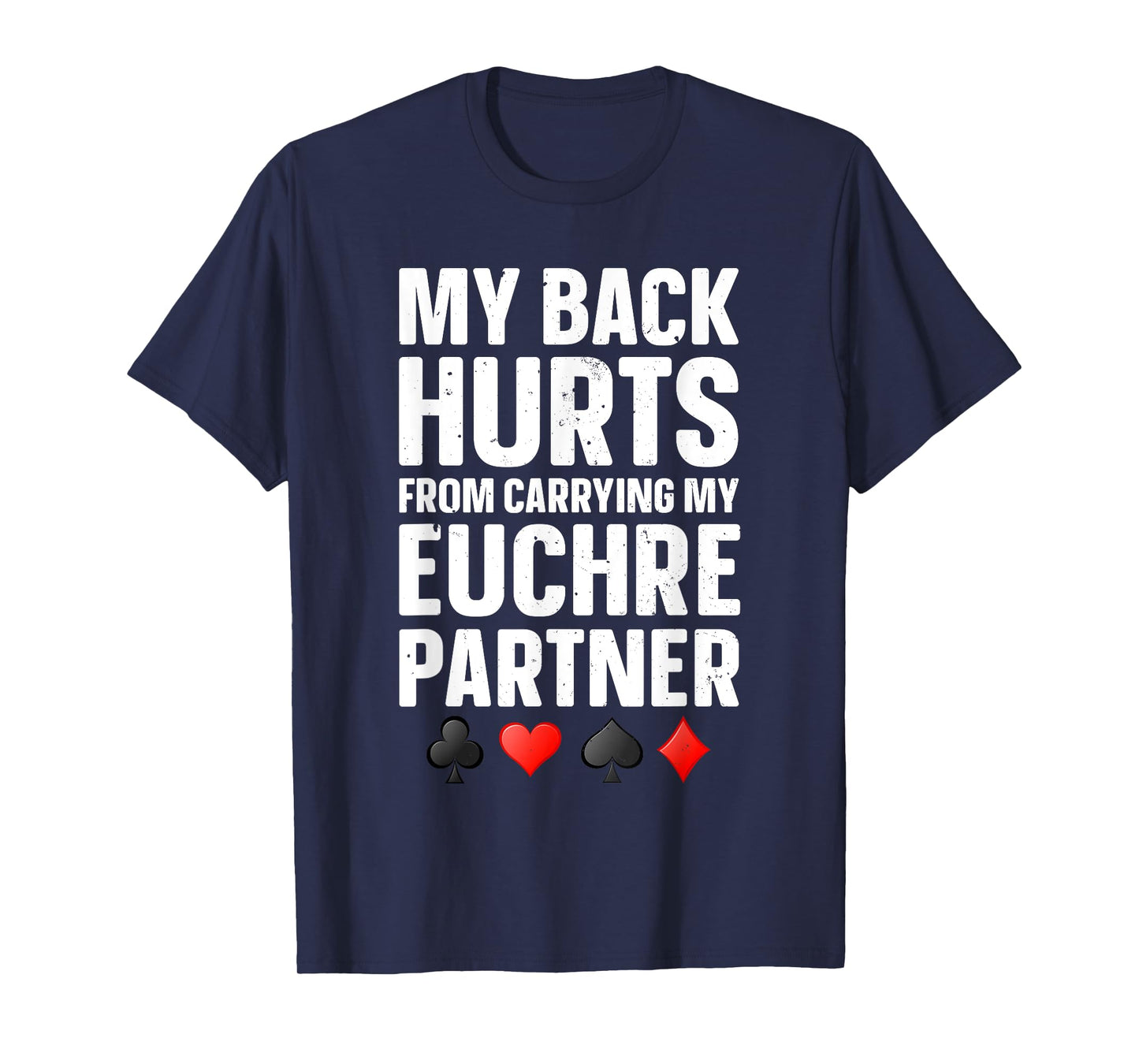 Funny Euchre Art for Men Women Euchre Partner Euchre Player T-Shirt