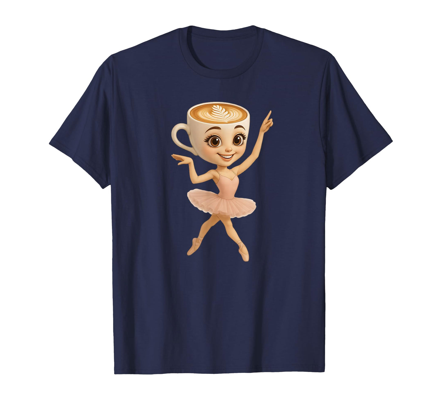 Italian Brainrot AI-Generated Character Ballerina Cappuccina T-Shirt