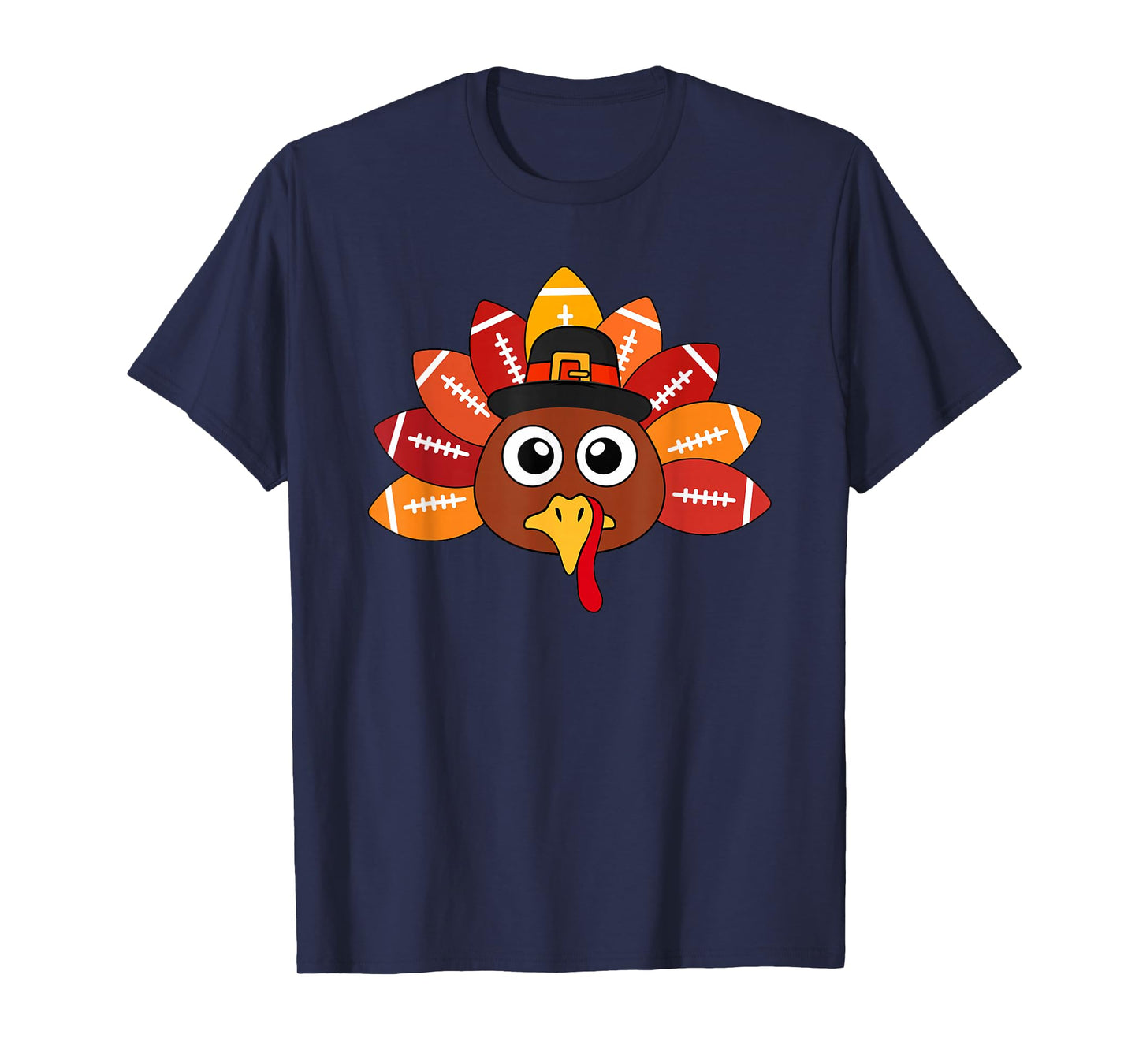 Funny Thanksgiving Football Player Autumn Fall Baby Turkey T-Shirt