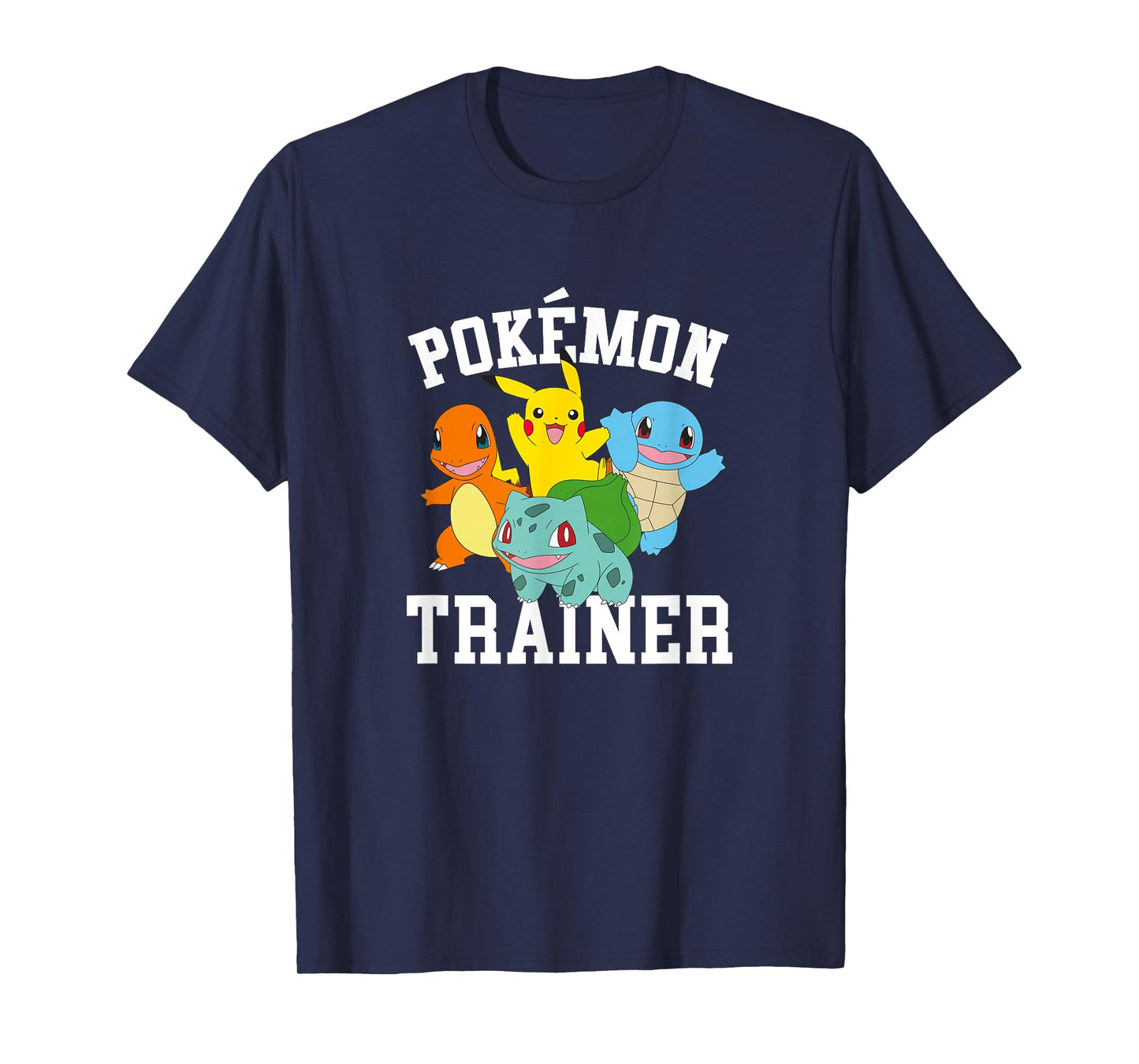 Pokémon Trainer Kanto Starters Vintage Portraits T-Shirt