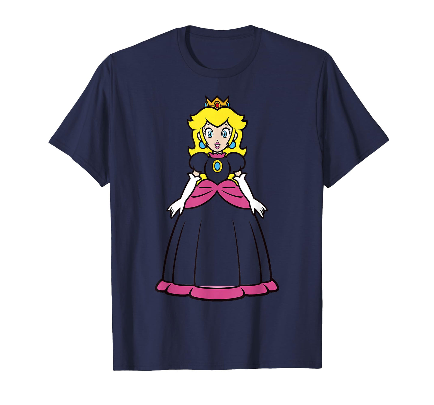 Super Mario Princess Peach Simple Portrait T-Shirt