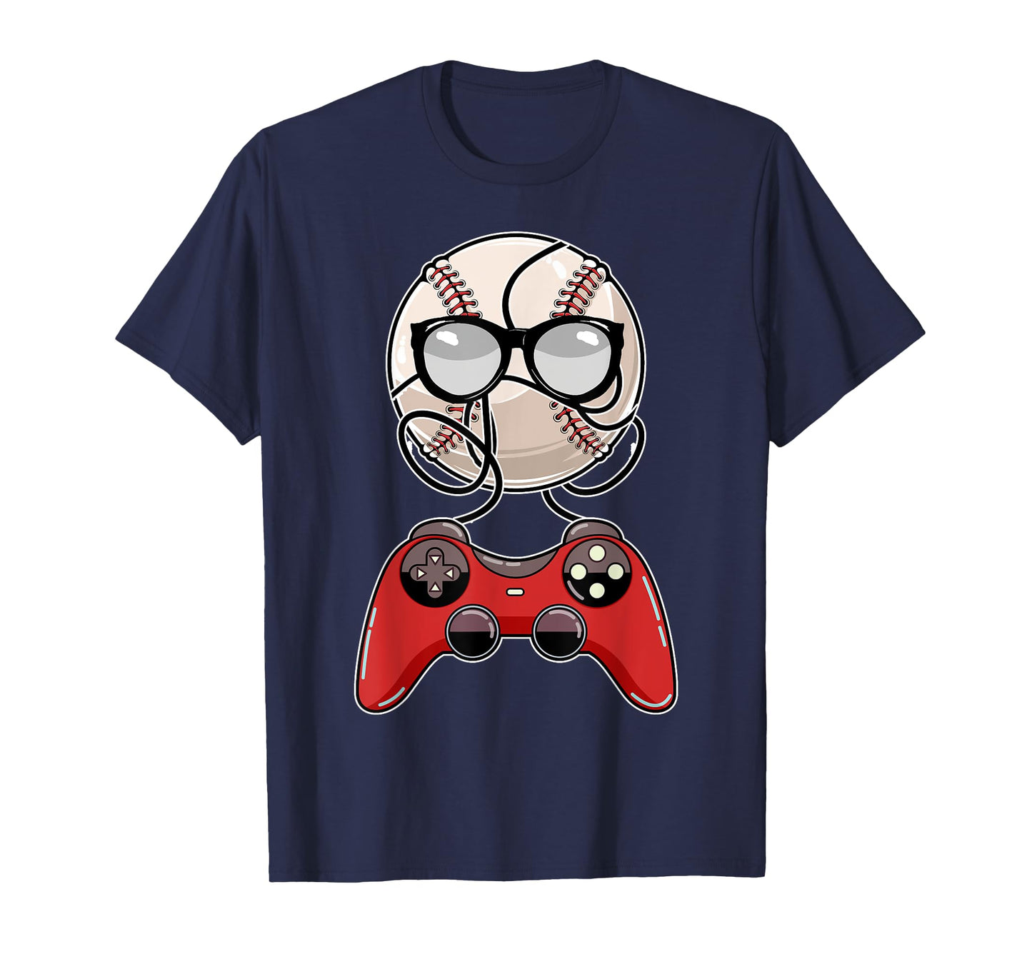 Video-game Controller Baseball Gaming Sports Player Gamer T-Shirt