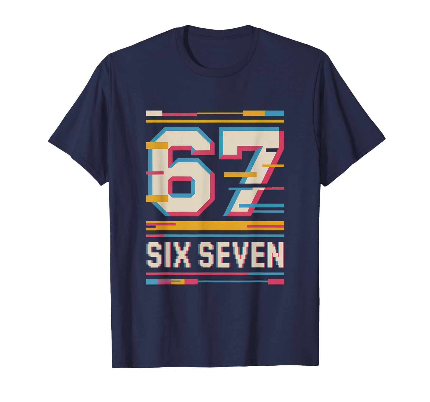 Funny Six Seven 6 7 Meme T-Shirt