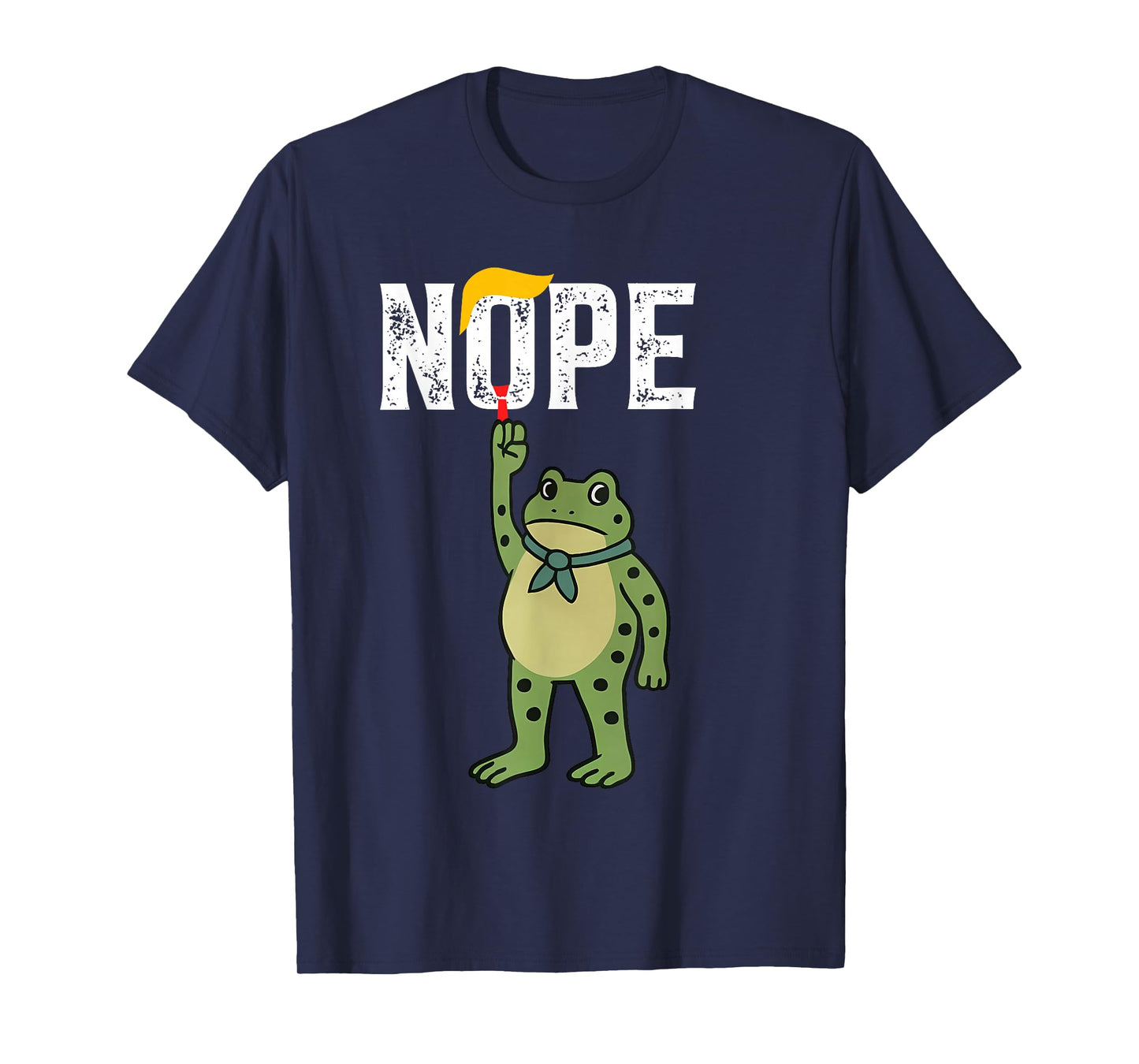 Nope Funny No Kings - Portland Frog Protest T-Shirt