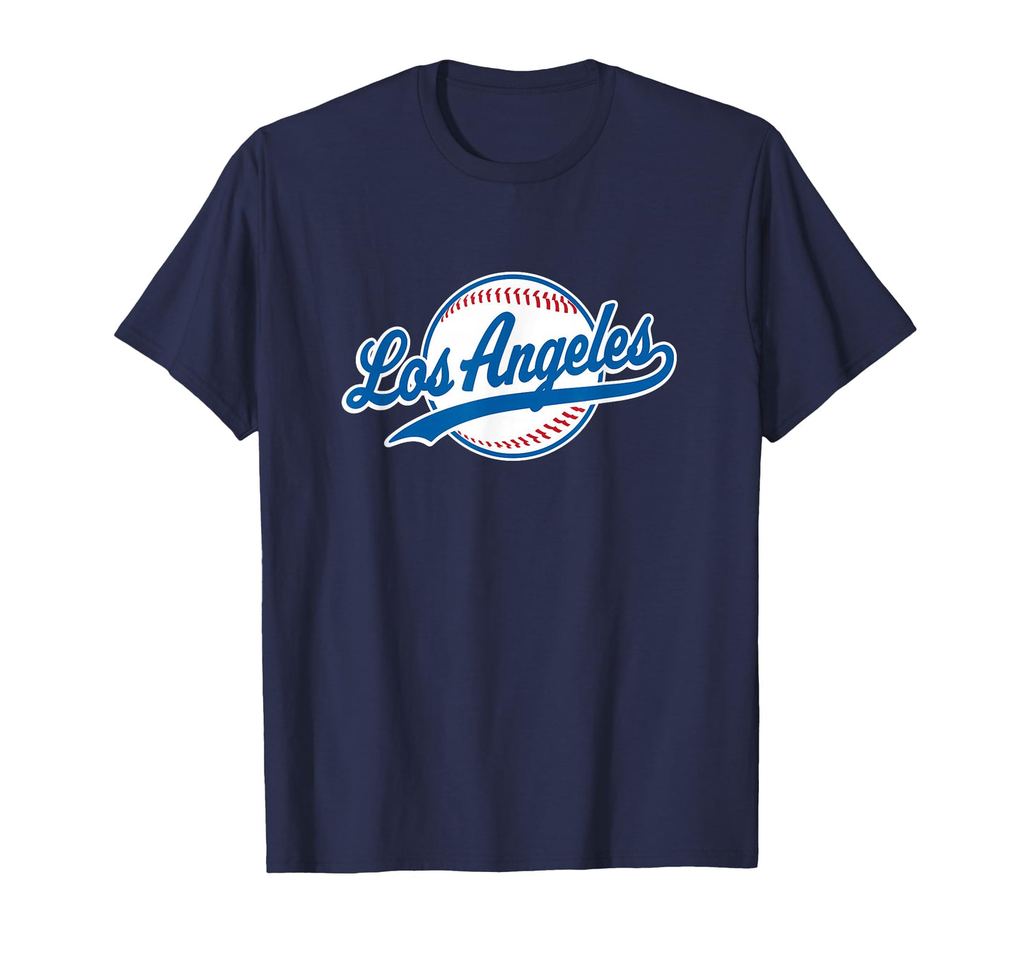 Los Angeles LA Tee Vintage Baseball Throwback Retro Design T-Shirt