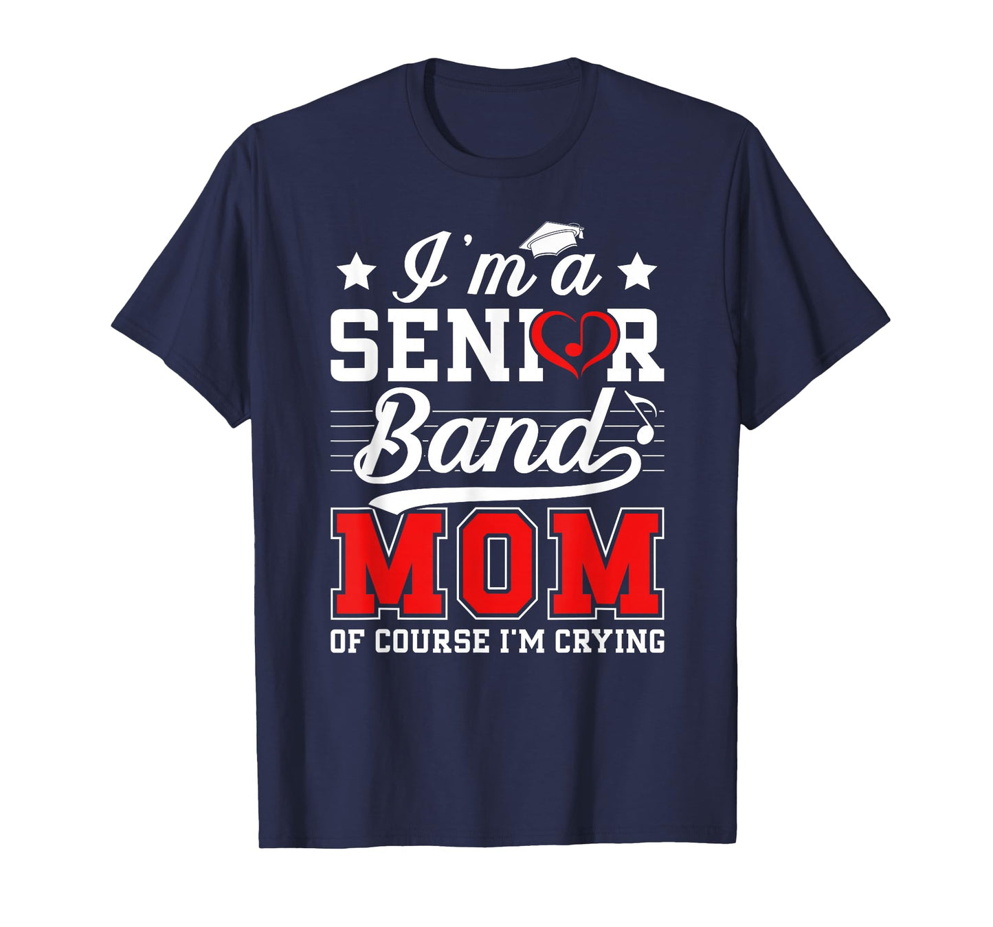 Funny Senior Band Mom 2026 Senior Marching Band Mom 2026 T-Shirt