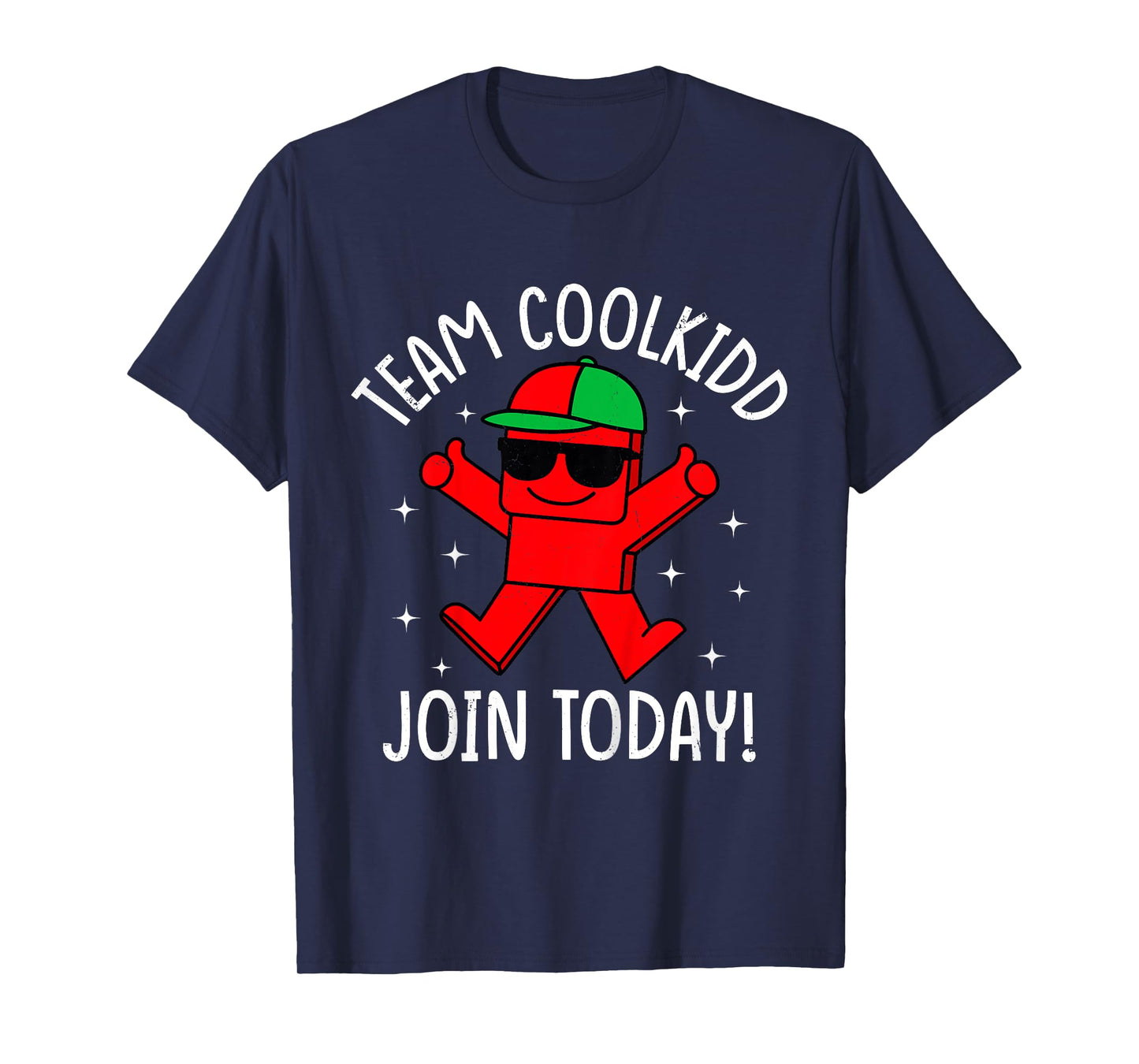 Kids Funny Team Coolkid Quote Trendy Youth Squad Design T-Shirt