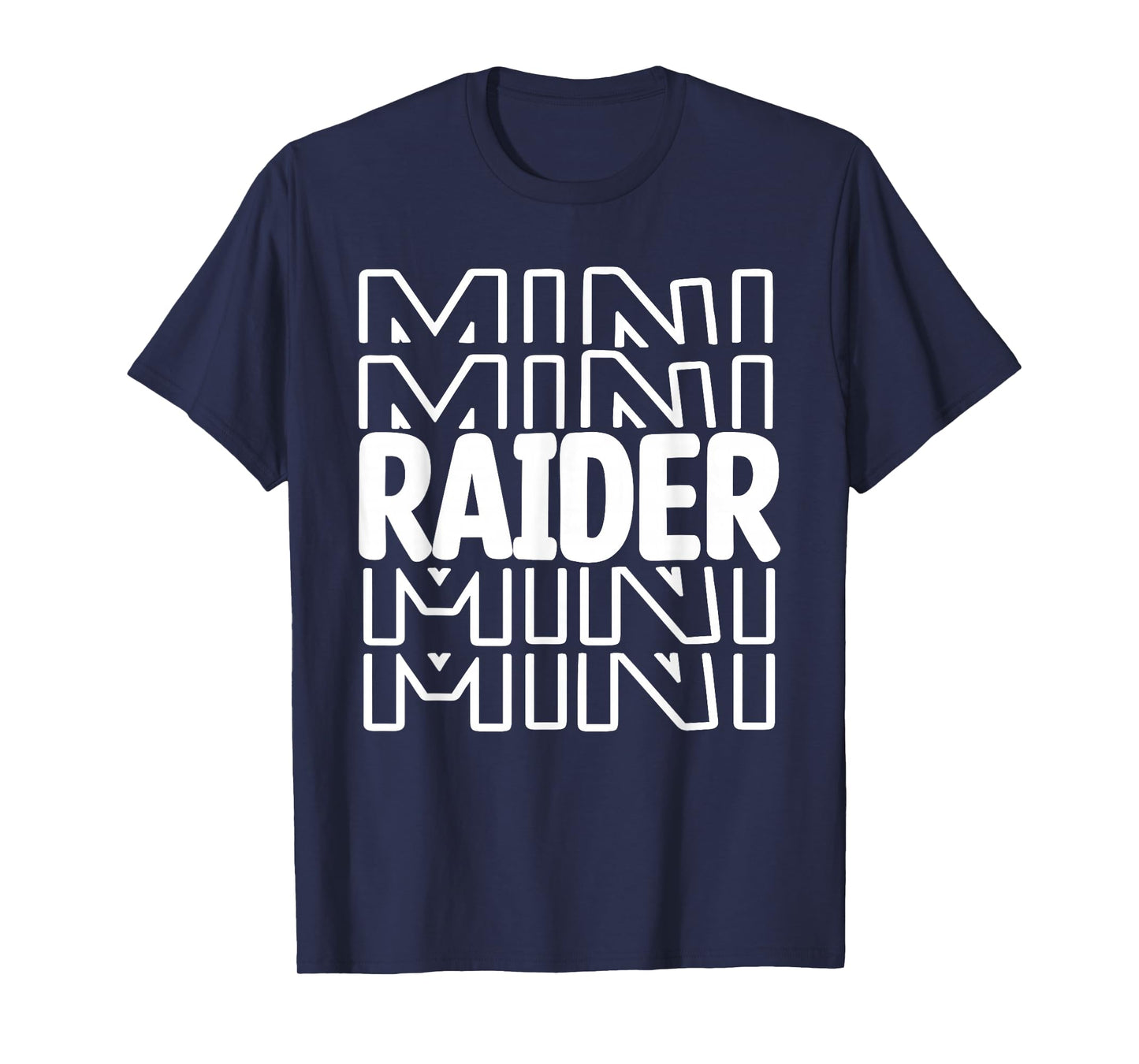 Raider Mini Mascot Team School Sports Cheer T-Shirt T-Shirt