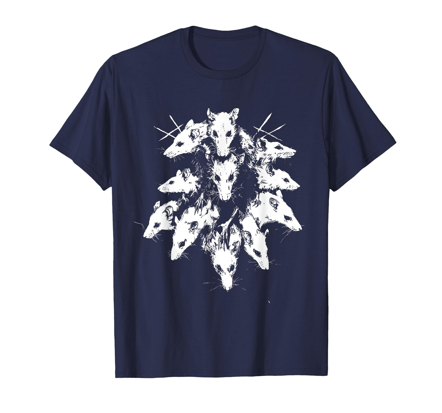 Medieval Rat King Gothic Plague Horror Occult Macabre Art T-Shirt
