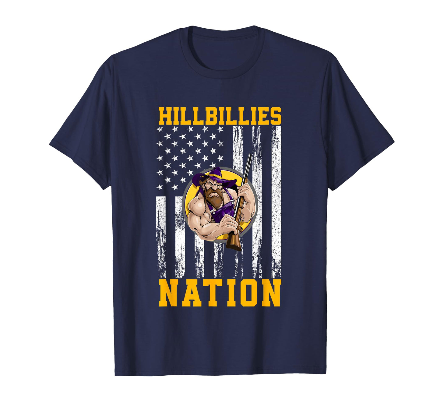 Ozark Hillbillies Logo Nation HS T-Shirt