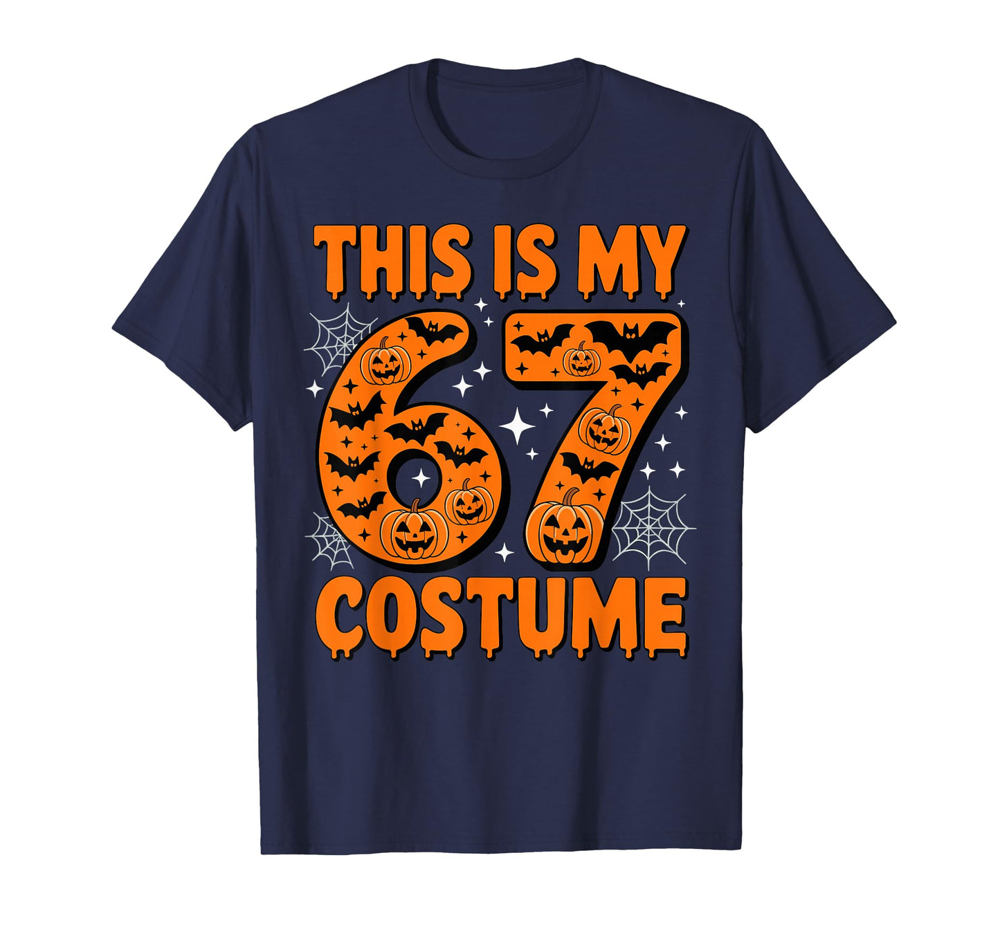 This is My 67 Costume 6 7 Meme Gen Alpha Halloween Six Seven T-Shirt