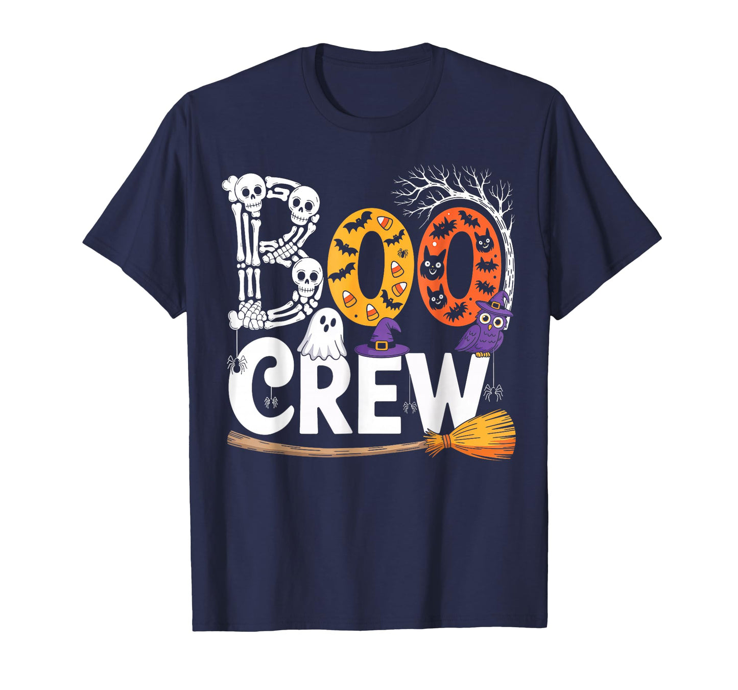 Halloween Boo Crew Funny Halloween Costume for Men Women Kid T-Shirt