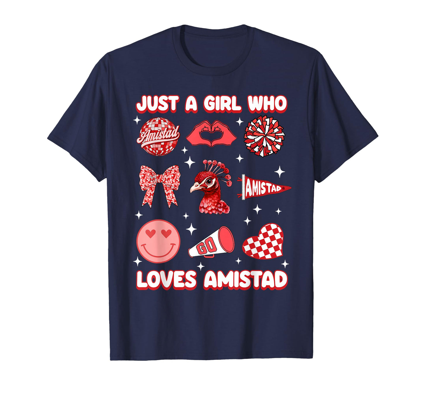 Just A Girl Who Loves Amistad House of Friendship T-Shirt