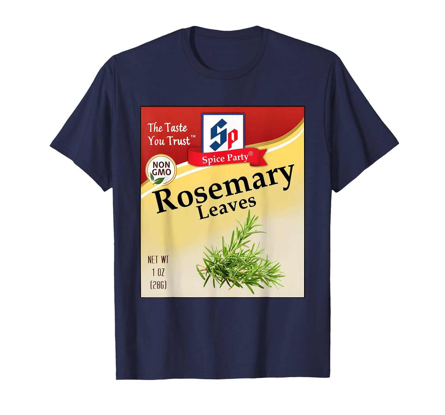 Rosemary Leaves Condiment Costume Holiday Spice Group T-Shirt