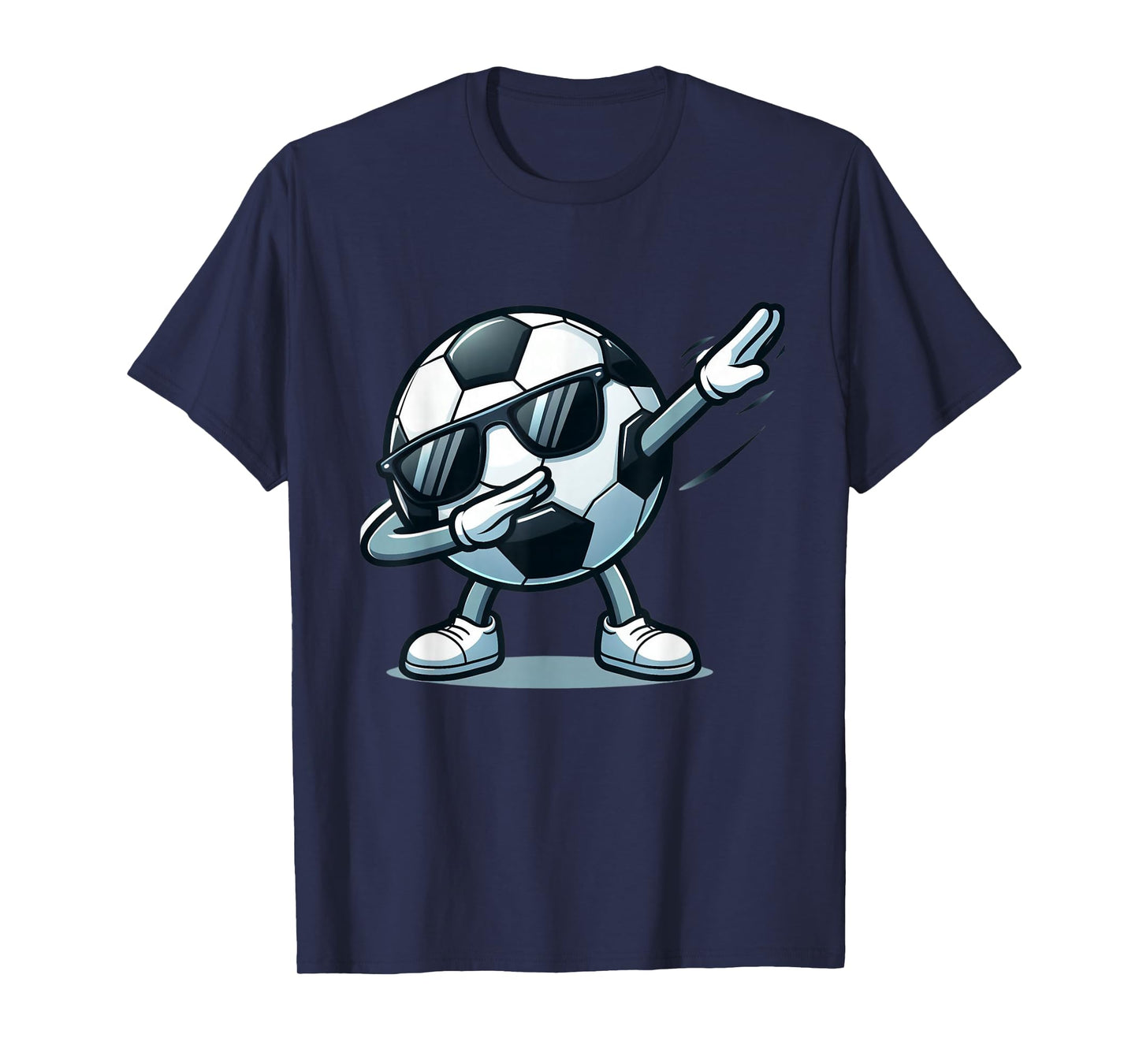 Dabbing Soccer Ball Shirt Funny Boys Men Women Sports Player T-Shirt