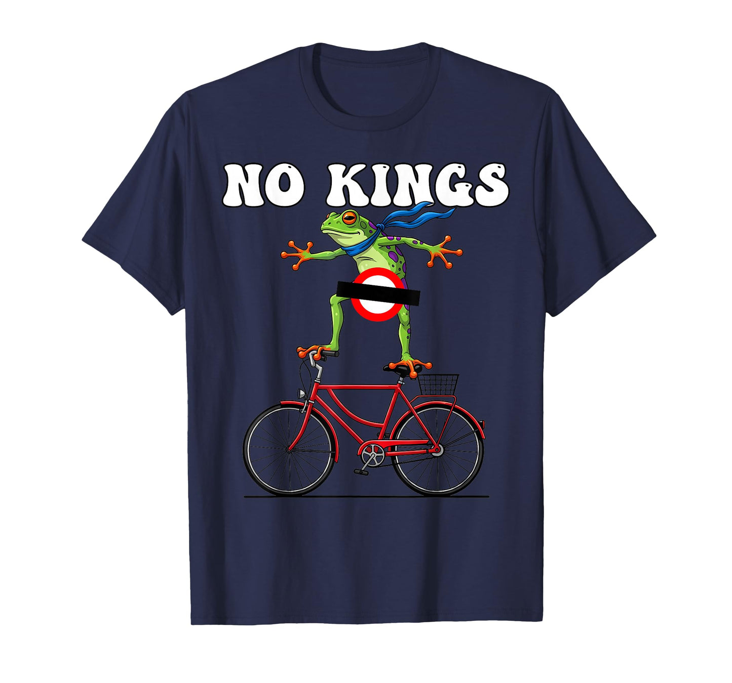 No Kings in Portland Frog Naked Bike Ride Activists Group T-Shirt