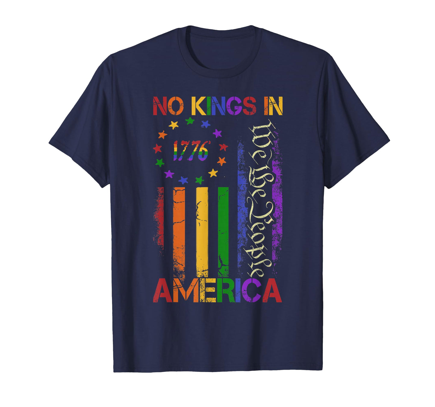 Patriotic Pro-Democracy Protest June 14 No Kings in America T-Shirt