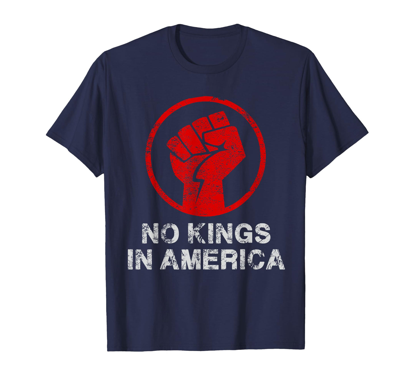 No Kings In America Since 1776 Resist 8647 US Flag Men Women T-Shirt