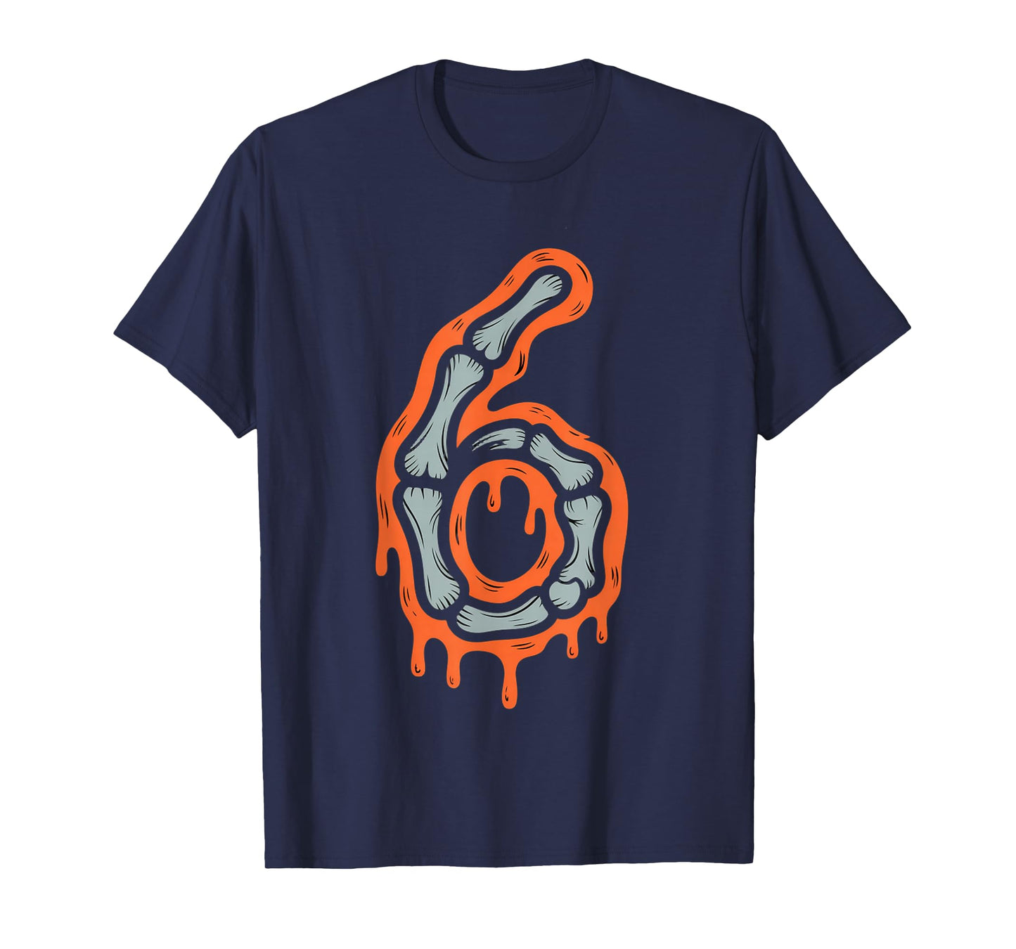 Six Seven Meme 6 7 Skeleton Halloween Costume Couple T-Shirt