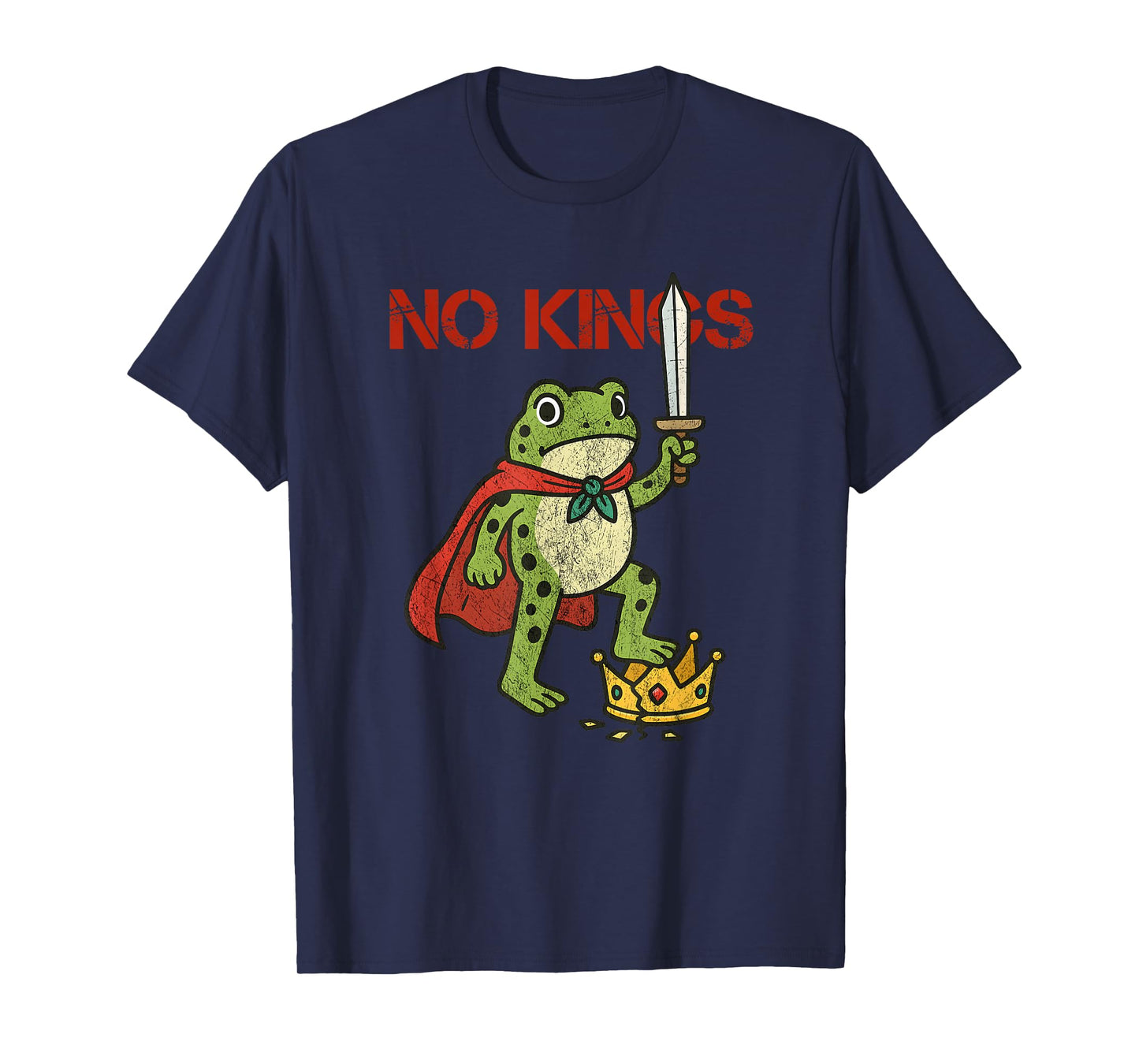 No Kings Men Women Portland Frog Protest T-Shirt