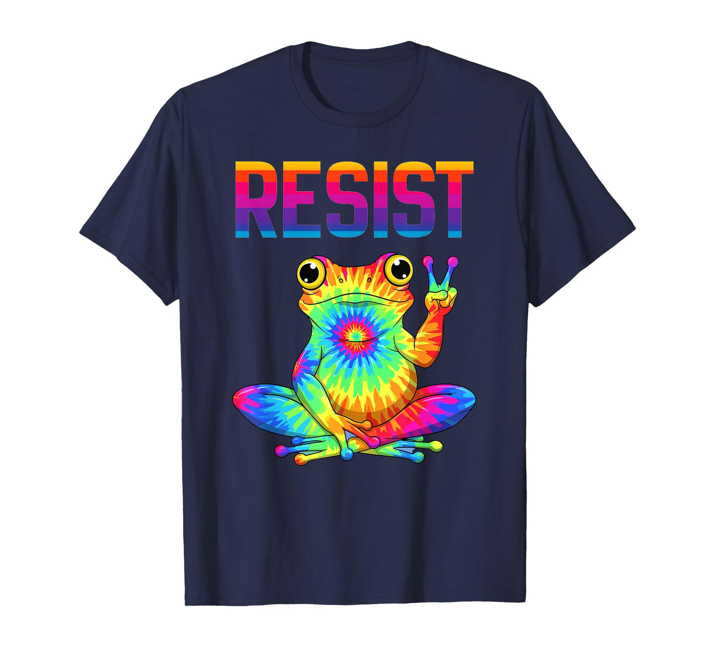 Portland Frog Protest Funny Colorful Frog No Kings T-Shirt