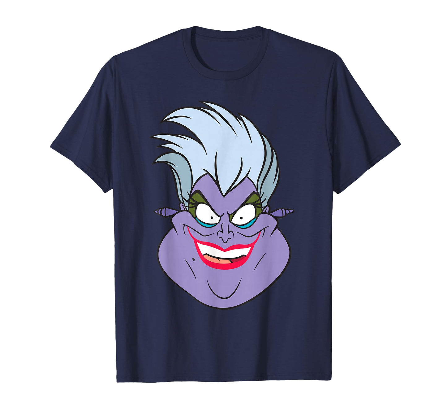 Disney Villains Ursula The Little Mermaid Big Face Costume T-Shirt