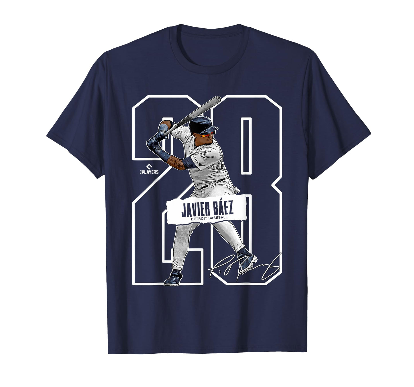 Javier Báez | Detroit Baseball Players | MLBJAV301N T-Shirt
