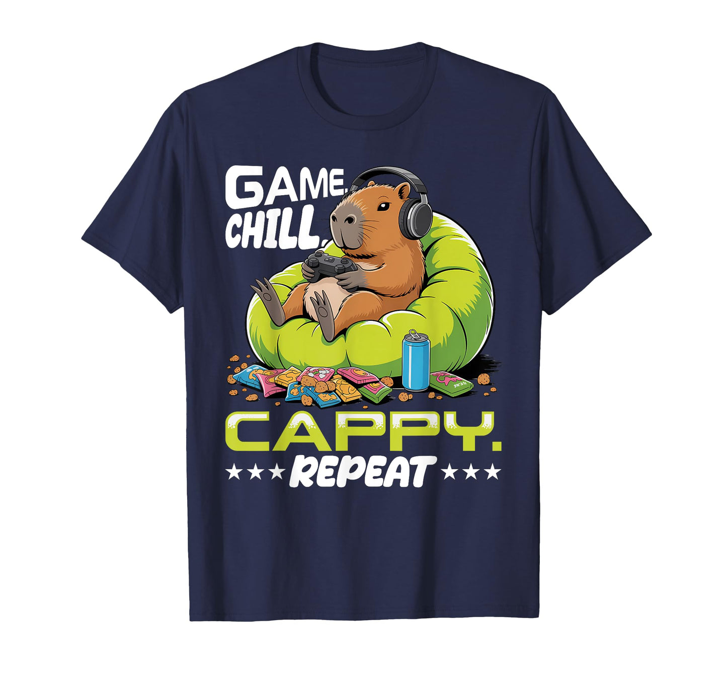 Capybara Gamer Gaming T-Shirt
