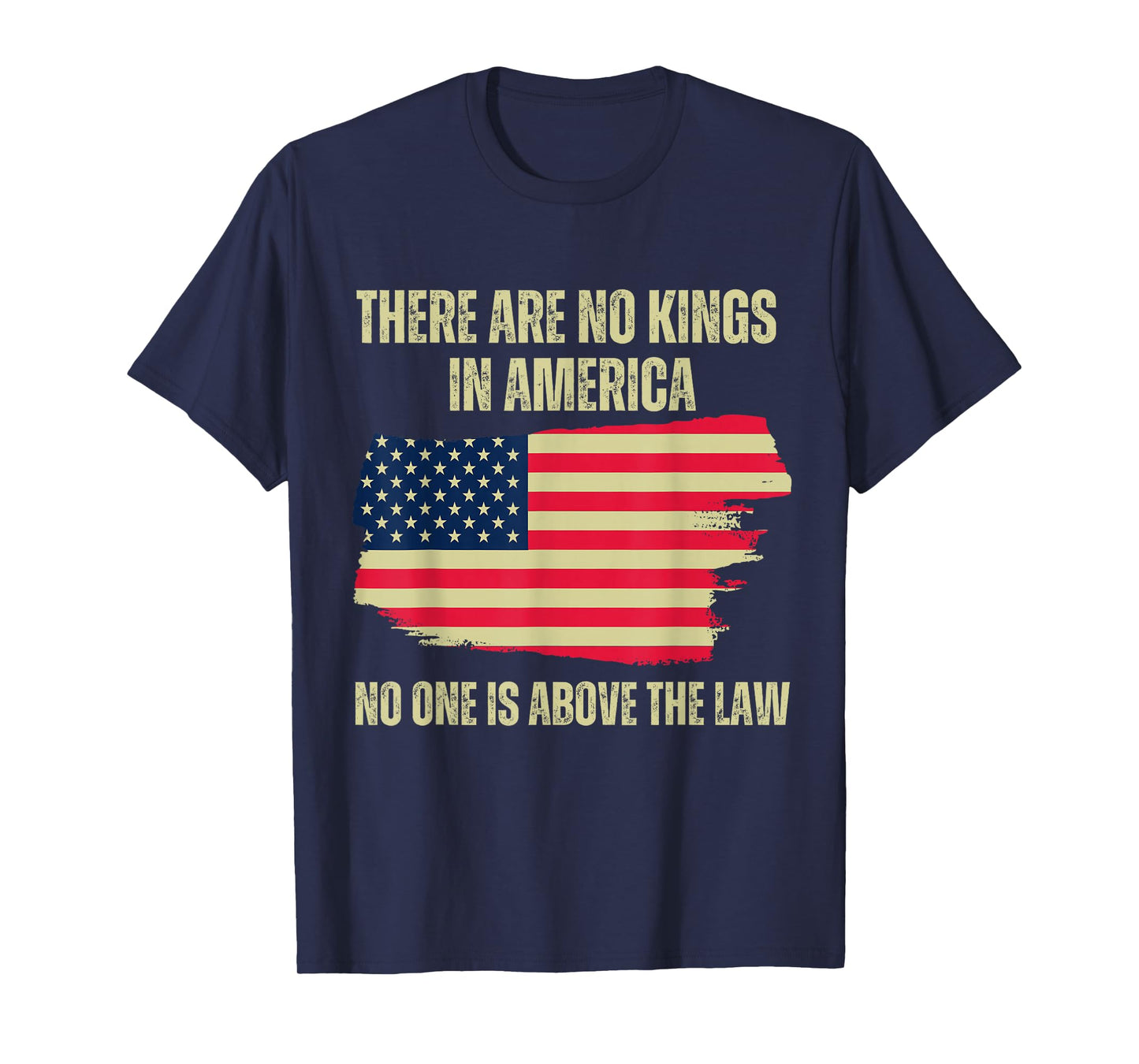 There are no kings in America, 2024 US flag T-Shirt