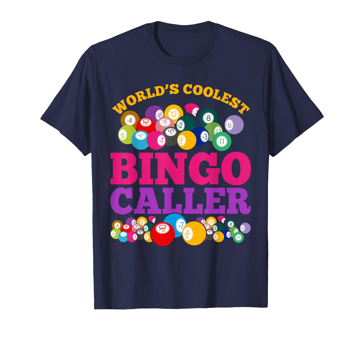 Bingo Winner Lottery Bingo Player Gift Unisex-Adults Bingo T-Shirt Black Small Modern Classic Bingo-Themed Design