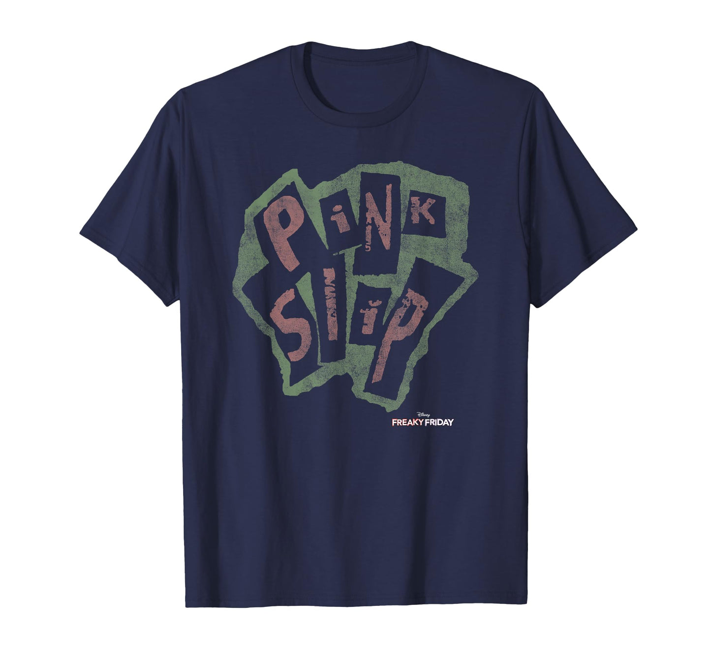 Disney Freaky Friday Pink Slip Rock Band Vintage Logo T-Shirt