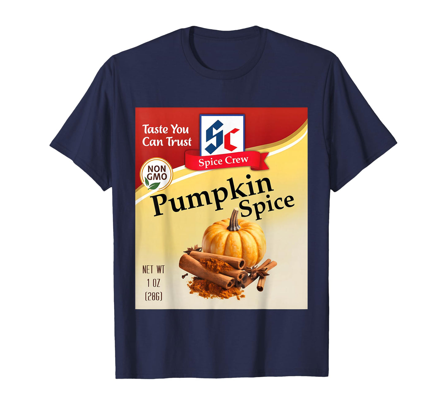 Pumpkin Spice Condiment Costume Holiday Spice Costumes Group T-Shirt