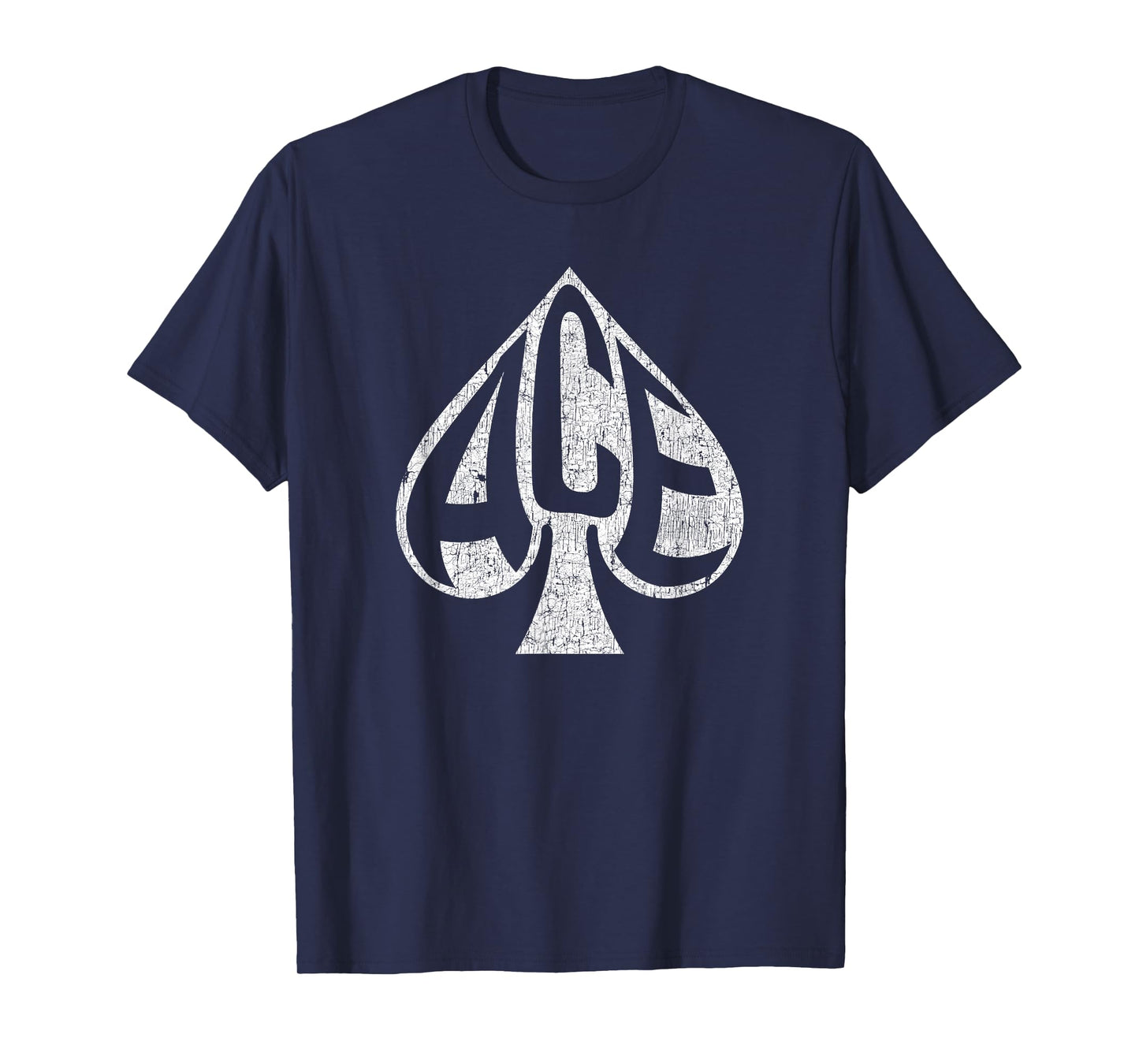 Vintage Ace of Spades Texas Hold'em Playing Card T-Shirt T-Shirt