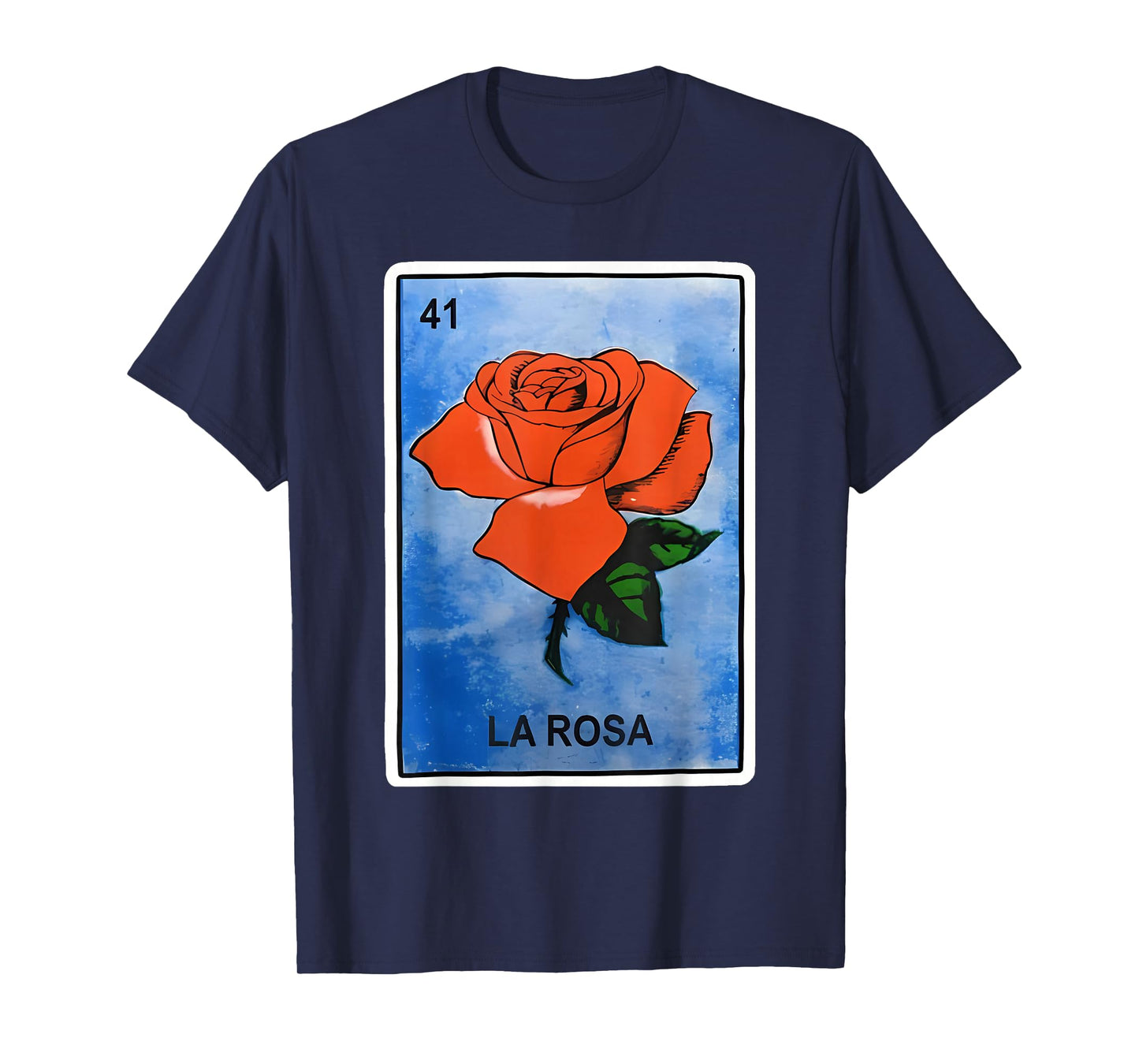 La Rosa Card Mexican Lottery Card For Girl Women T-Shirt
