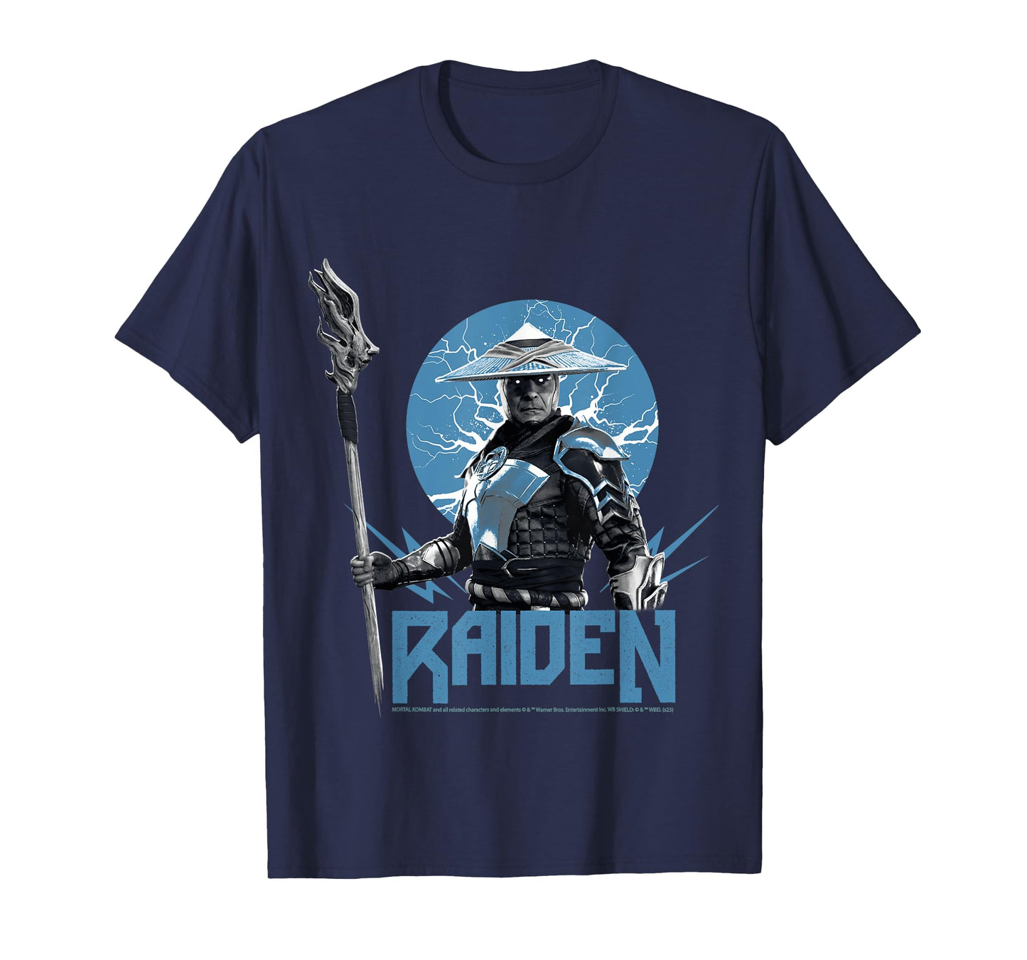 Raiden Mortal Combat Merch Lightning T-Shirt