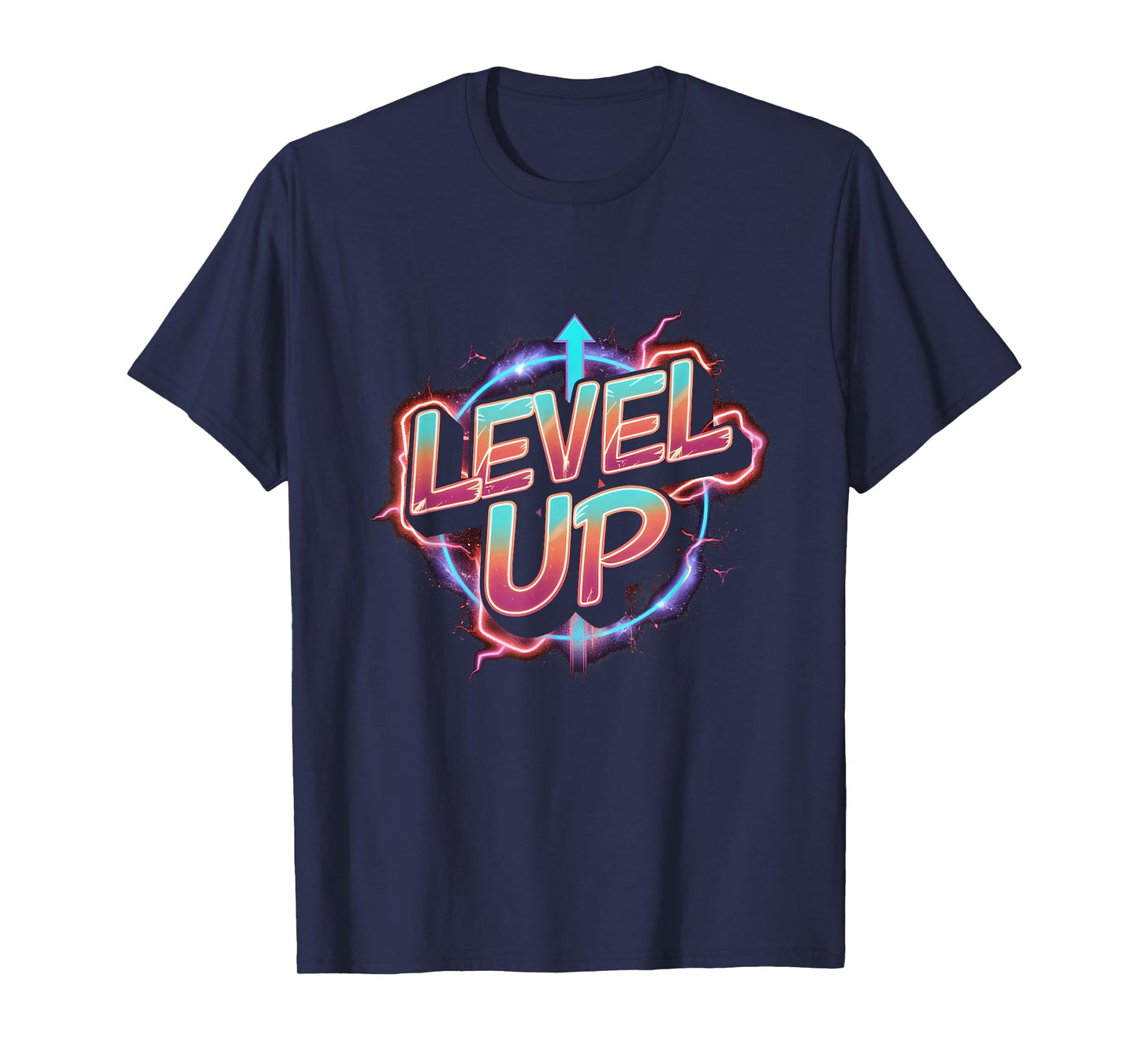 Retro Gaming Level Up Boys Girls Men Women T-Shirt